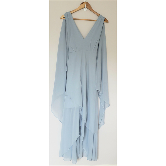 ASOS | Dresses | Asos Design Formal Long Blue Dress Size Sky Blue | Poshmark